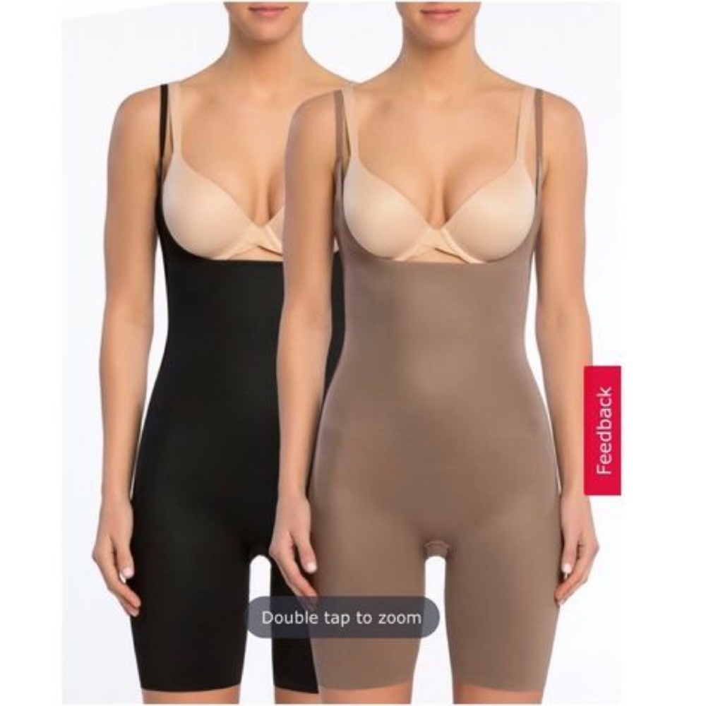 SPANX 🖤 Open Bust Two Timer Smoothing Bodysuit